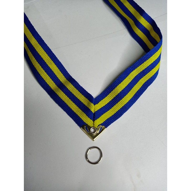 

TALI MEDALI 3 CM SUDAH+RING+MATA ITIK+ SIKU EMAS SIAP PAKAI