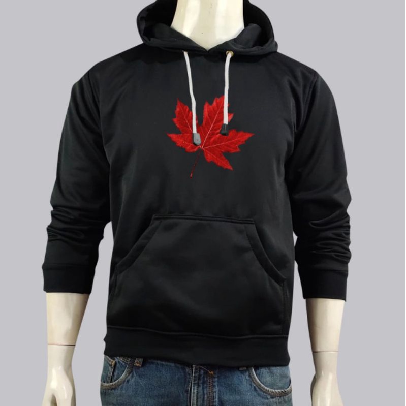 SWEATER HOODIE DEWASA BAHAN FLEECE