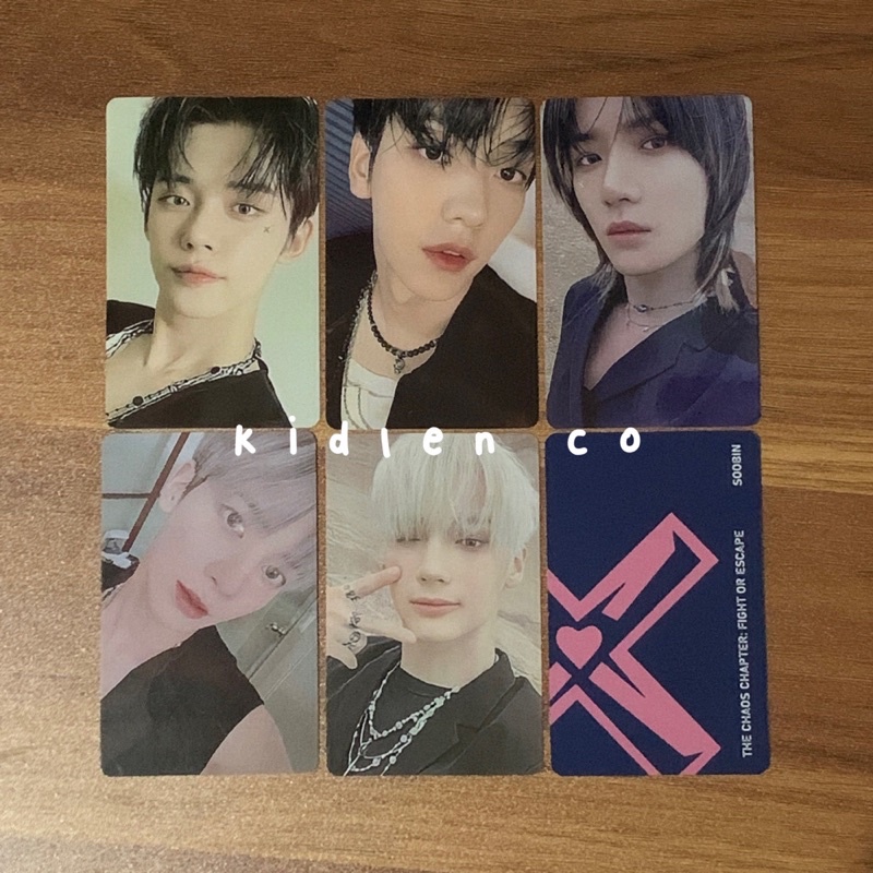 [MIN 3] DUPE POB Iazada ♡ txt unofficial photocard premium 2 sisi 310 gsm fight or escape foe tccfoe benefit ♡ yeonjun soobin beomgyu taehyun hueningkai