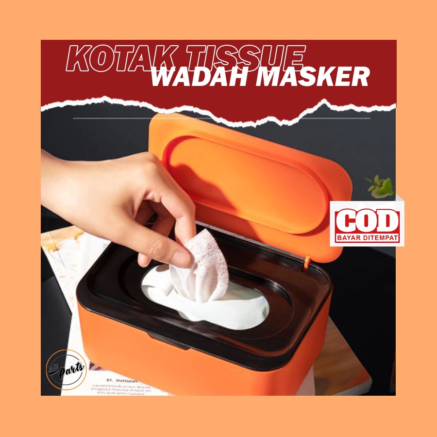 Kotak Wadah Box Tisu Tisue Tissue Serbaguna WF28 Tempat Masker Tisu Basah