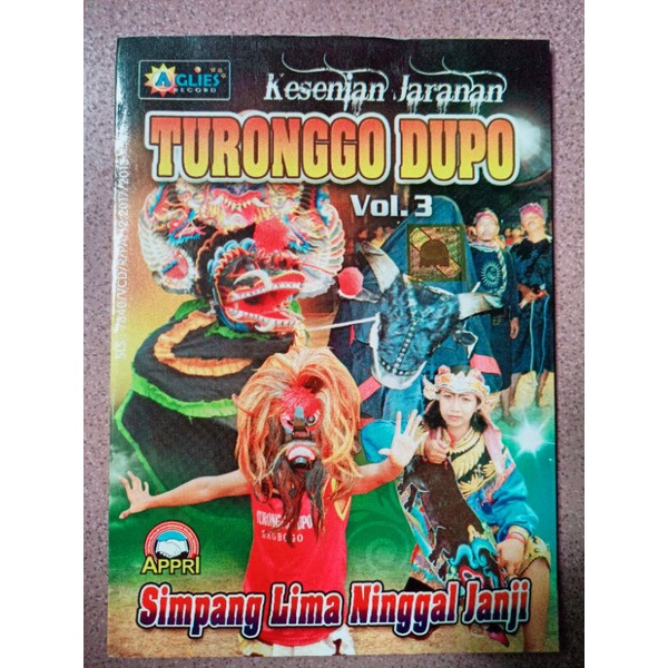 VCD original jaranan Turonggo dupo aglies record