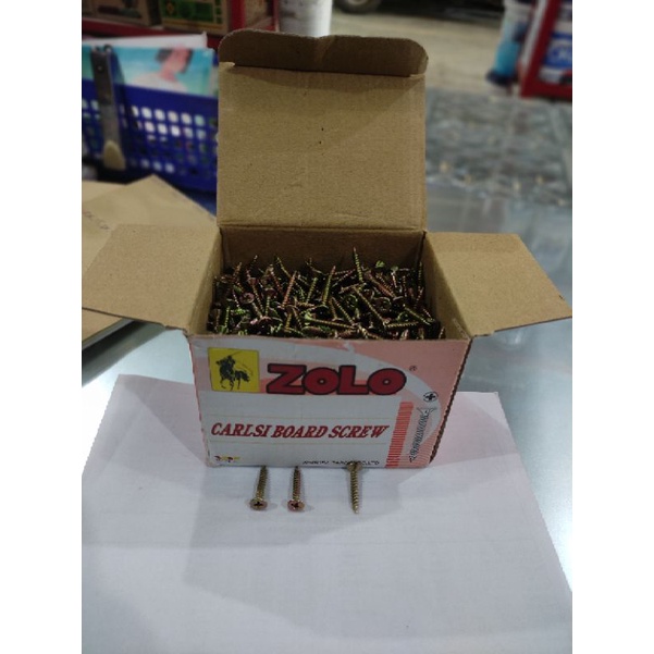 Carlsi Board Screw 6x1"/Sekrup GRC/Sekrup Kuning
