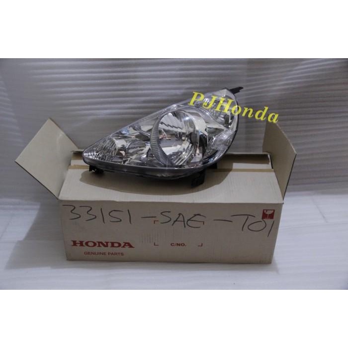 Headlamp Assy / Lampu Depan CHROME Honda Jazz 2003-2006 Genuine