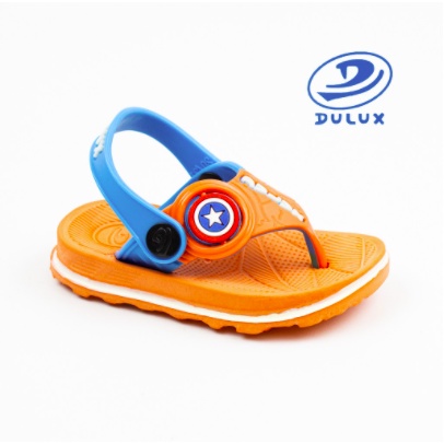 DX-293E Sandal Jepit Bayi Balita / Sandal Jepit Anak Laki Laki Karakter Captain America Merek Dulux Size 20-25