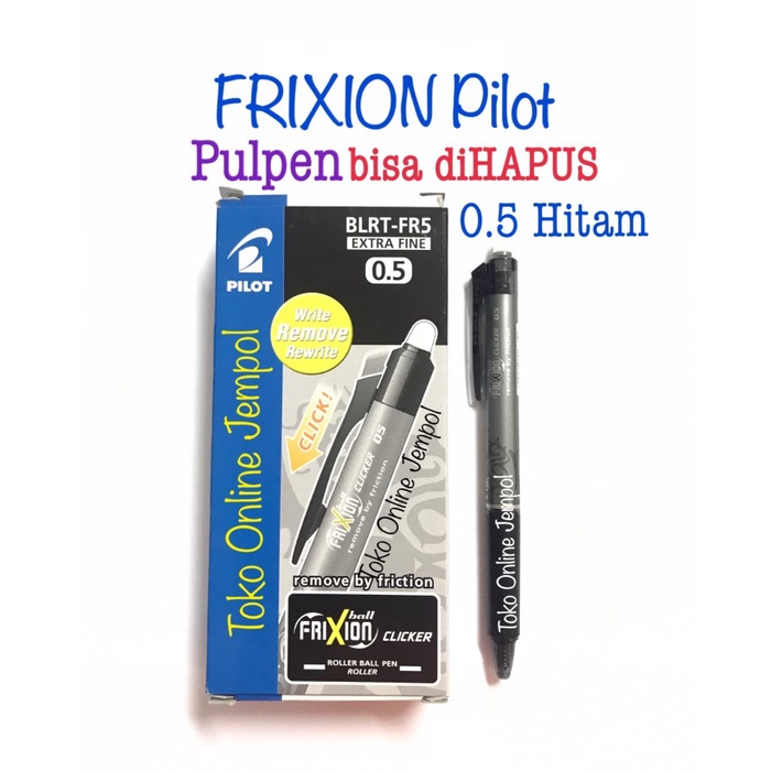 

Murah 0.5 Hitam Frixion Clicker Erasable Bs Hapus Pilot 0,5 Pulpen Atk1097Pl Trendi