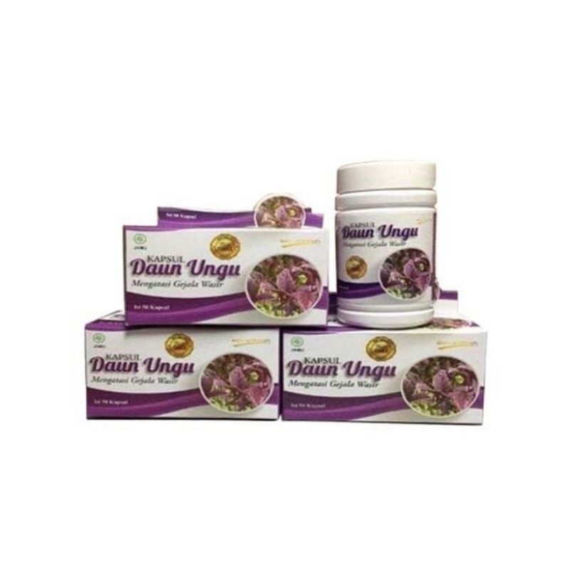 KAPSUL DAUN UNGU OBAT WASIR AMBEIEN