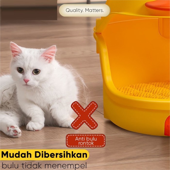 barokah gamis Cat house - tempat tidur kucing model bebek empuk set