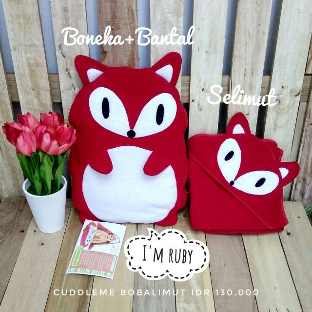 Cuddle Me Bobalimut CM-BL / Boneka Bantal Selimut Anak