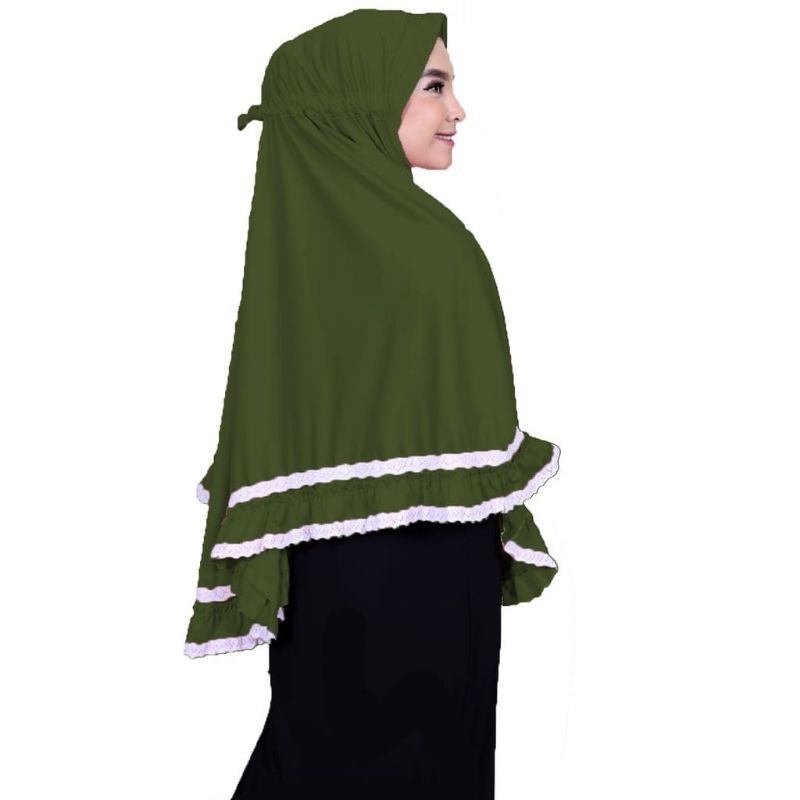 Medan Termurah New Cantik Hijab Soft Jumbo/Jilbab Jersey Hyget Hazna 2 Rempel