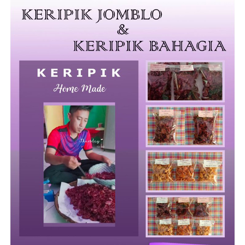 

Keripik Jomblo (Keripik Ubi Ungu)