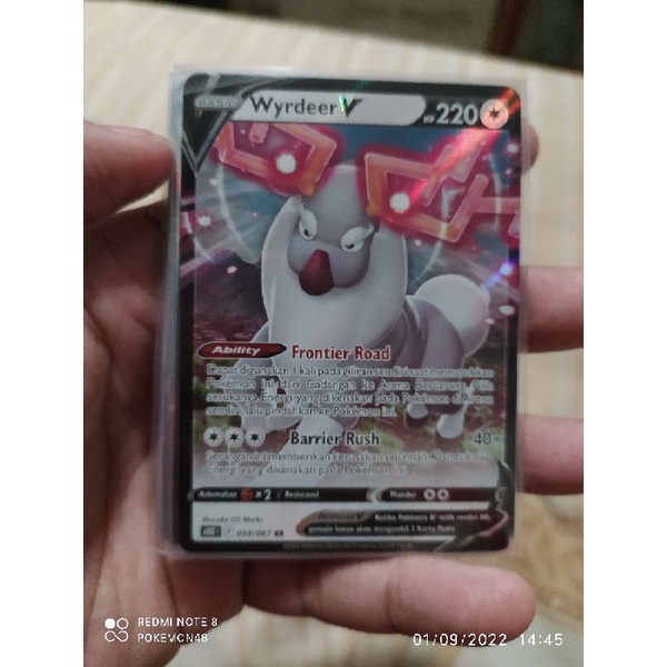 kartu pokemon Bahasa Indonesia wyrdeer v rr