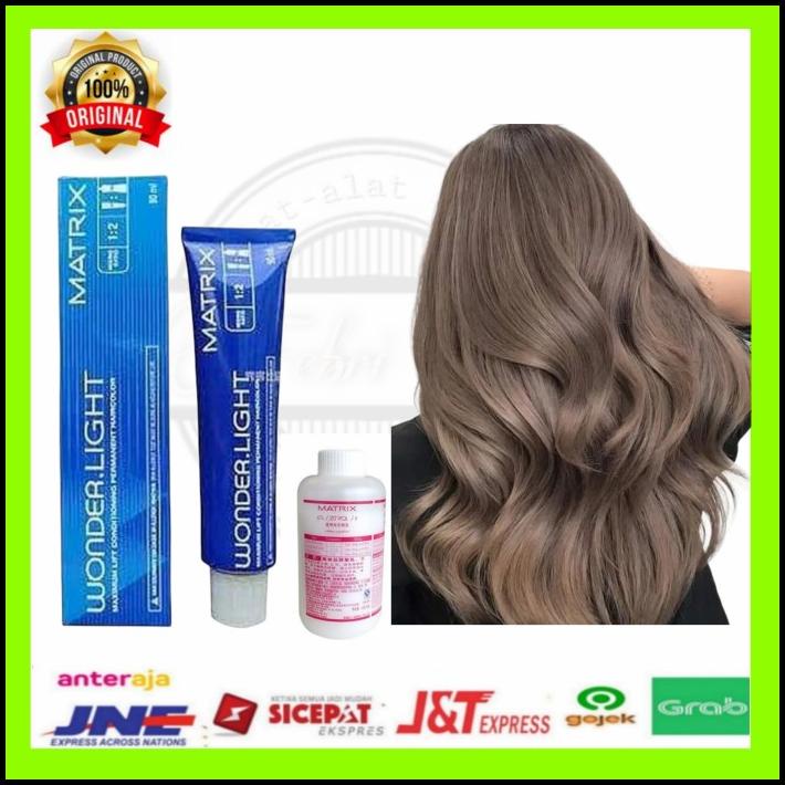 Cat Rambut Matrix Wonder Light Wl-A Cool Ash Plus Oxidant Cream