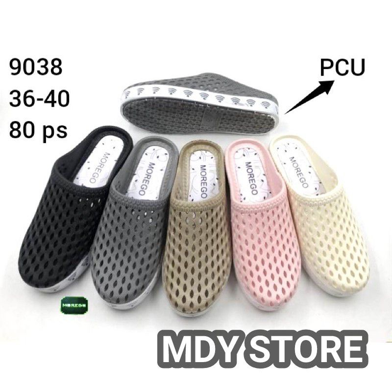 sandal sepatu slop wanita import morego