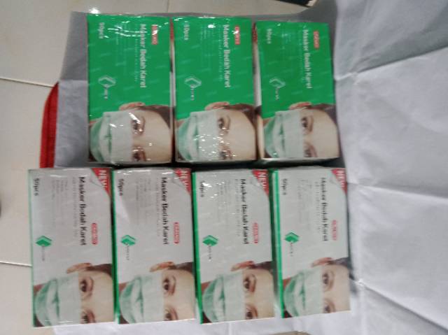 Masker Medis Onemed / Masker Bedah Karet onemed 3 ply Earloop isi 50 pcs