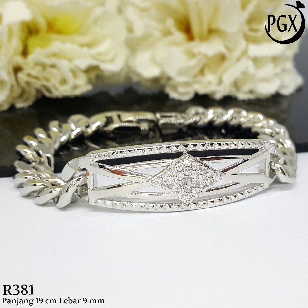 PGX Gelang Tangan Xuping Wanita Perhiasan Lapis Emas Aksesoris Fashion Premium - R381