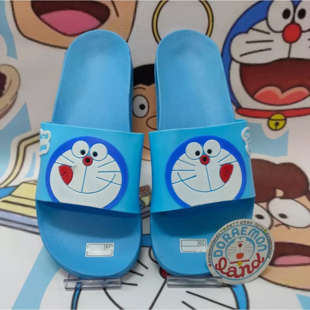 Sandal Selop anak / Sandal Karet anak karakter Doraemon