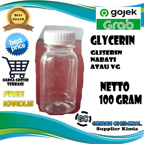 GLISERIN / GLYCERIN / GLISEROL 100GR