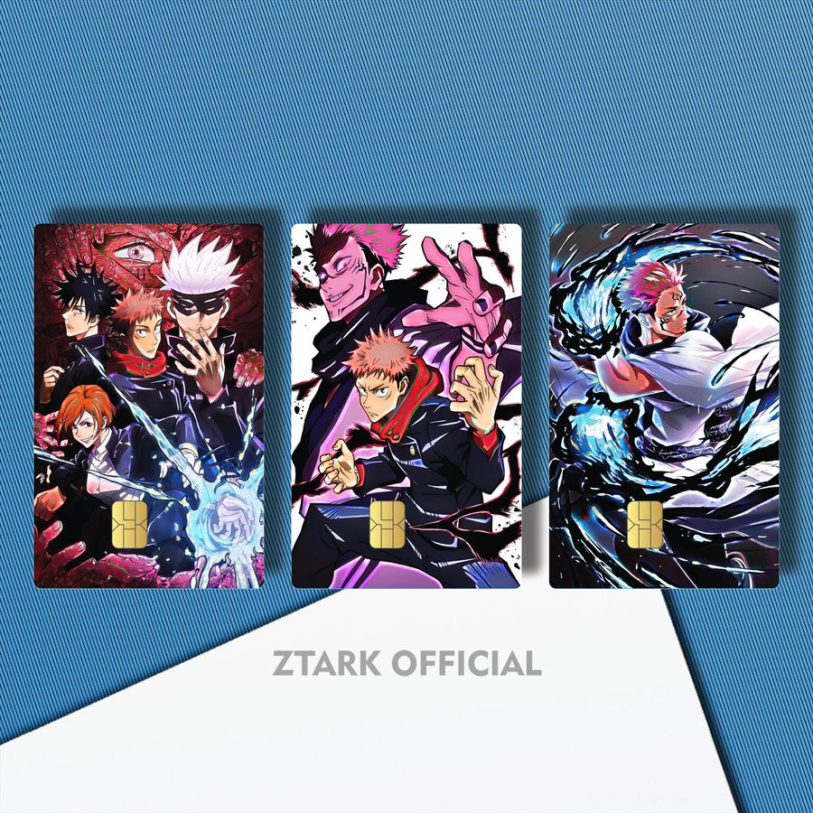 CASING KTP MAHITO JUJUTSU KAISEN HOLOGRAM Q1AGU/ZZK3M/ STIKER CARD ANIME GAMBAR TOKOH JUJUTSU KAISEN