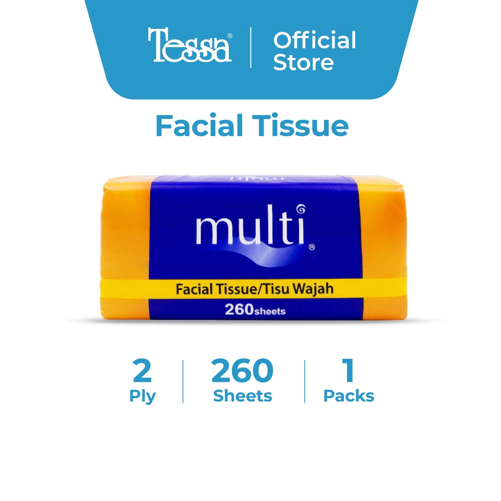 Tessa Multi Facial Tissue (260 Sheet x 2ply)