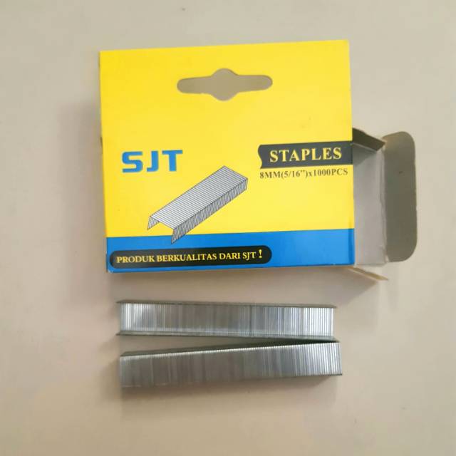 

Isi staples tembak/gun tackler refill per kotak 1000 pcs 8mm(5/16")