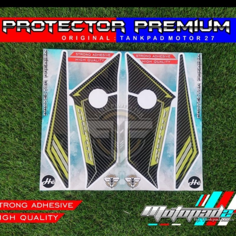 Sticker Stiker Resin Timbul Premium Body Samping Yamaha New Aerox 155 2020