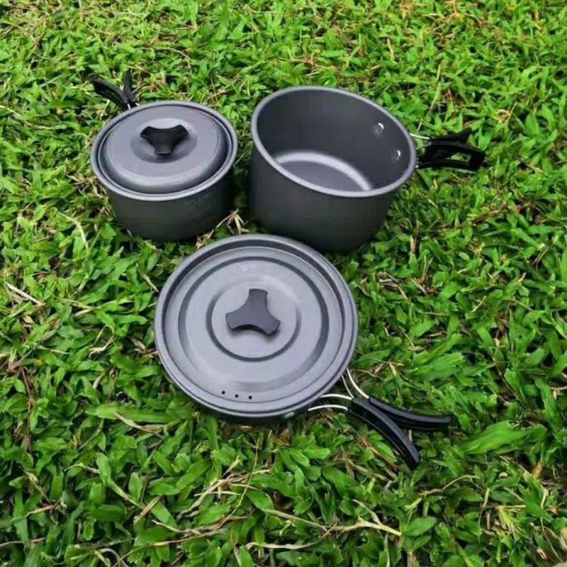 Alat masak camping ds300 dan kompor windproof camping outdoor