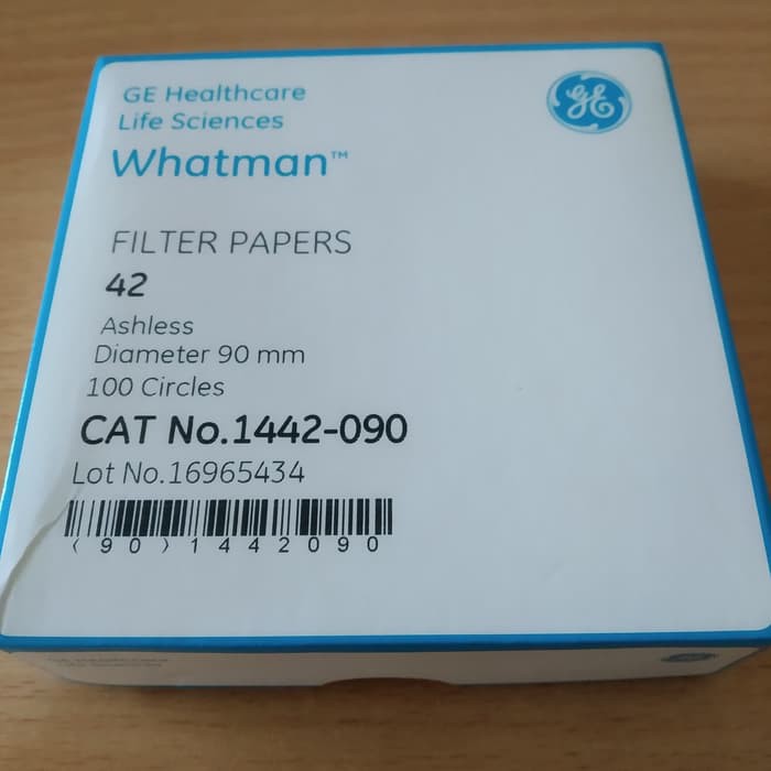 

Whatman No 42 Kertas Saring Whatman diameter 90 mm per pcs