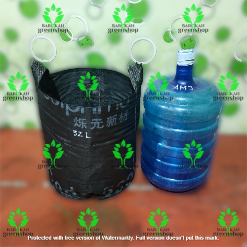 Planter bag 35 liter bulat - pot - media tanam