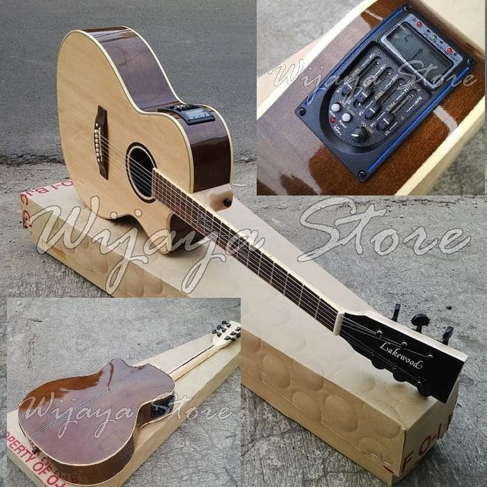 Lakewood maple LC gitar akustik elektrik