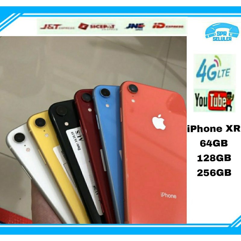 iP iPhone XR 256GB/128GB/64GB BEKAS ORIGINAL 100% | MULUS