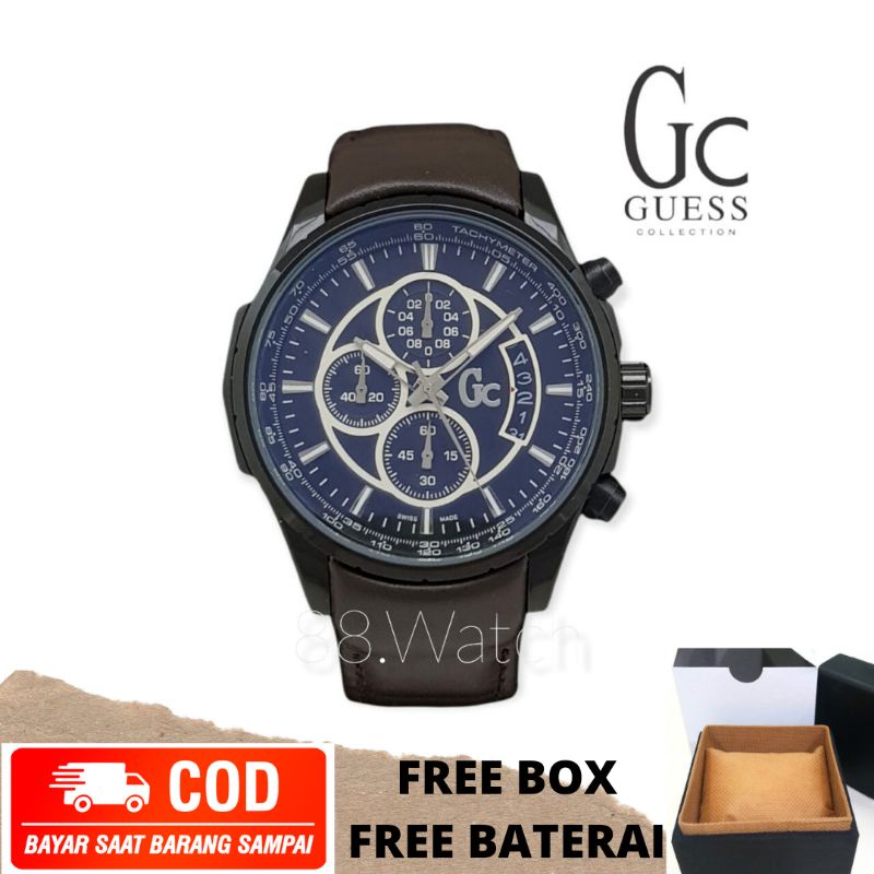 JAM TANGAN PRIA GC KULIT CHRONO PREMIUM