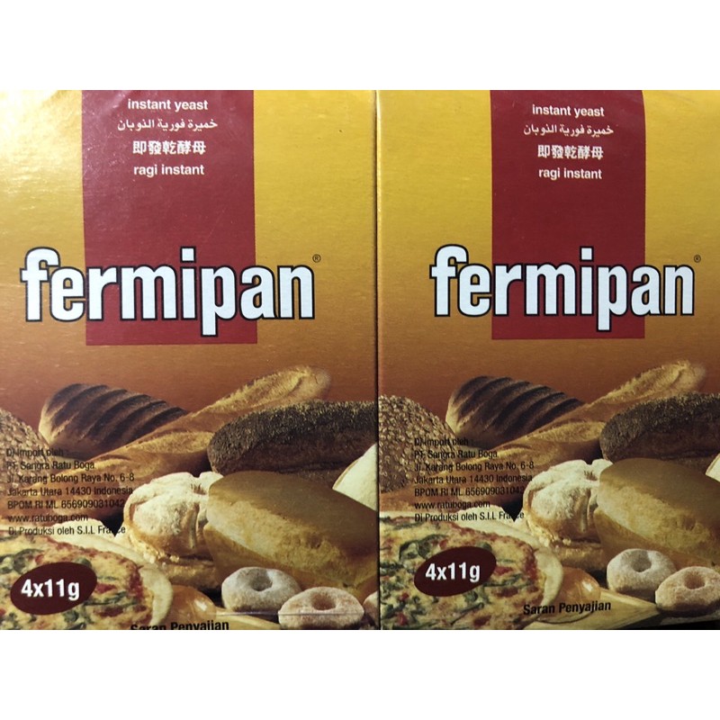 

fermipan sachet 1 kotak isi 4 (produk terbatas)