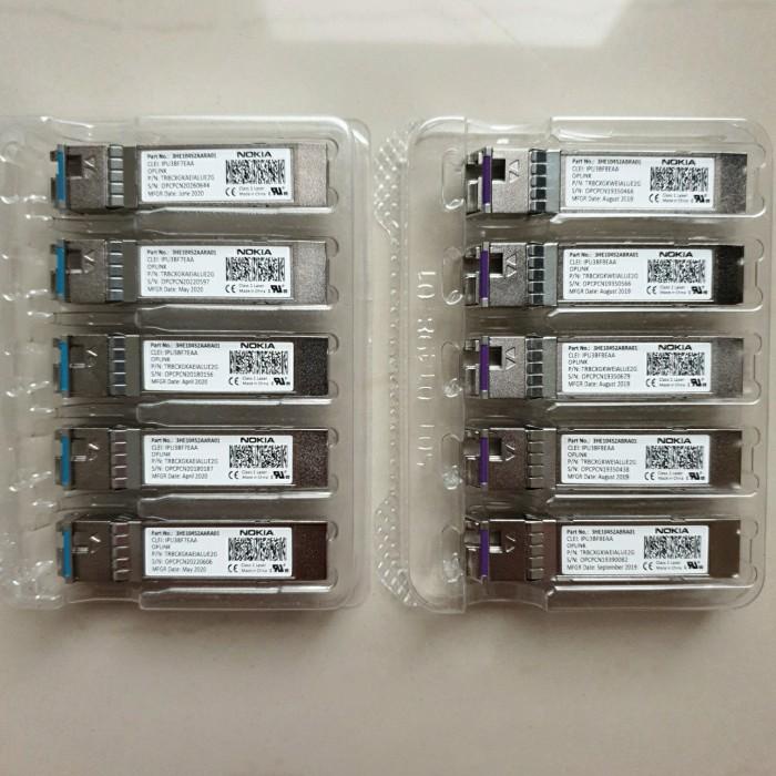 SFP+ BIDI NOKIA 10G 40km Single Core Network Transceiver (Sepasang)
