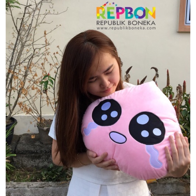 BONEKA BANTAL APEACH PINK KAKAOTALK KAKAO TALK KAKAOFRIENDS KOREA PILLOW HEAD