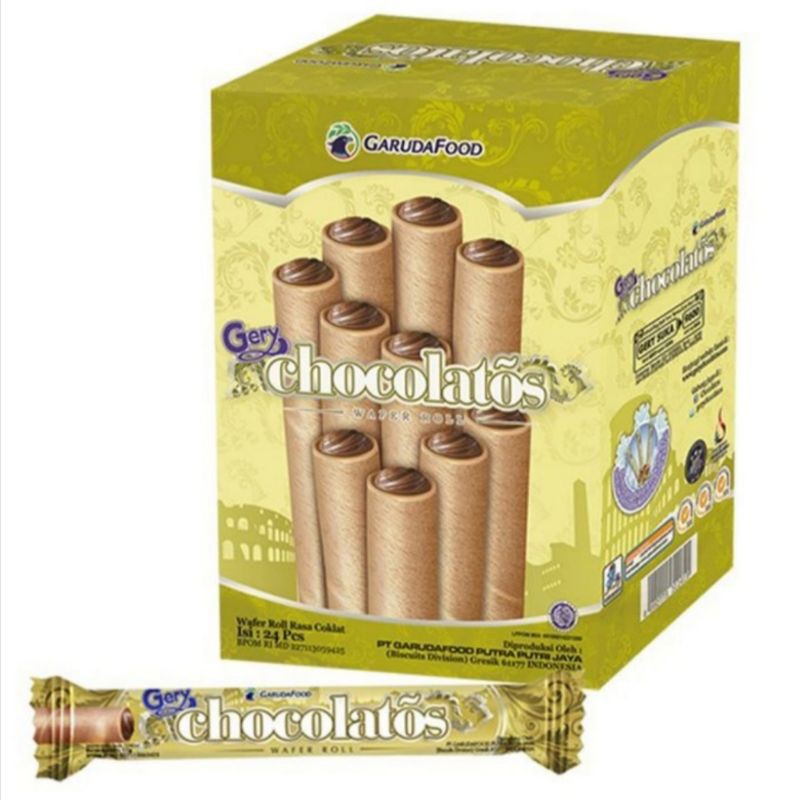 

GERY CHOCOLATOS - Wafer Roll 500