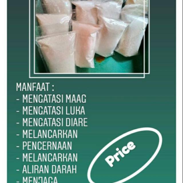 

Tepung Pati Garut kemasan 100 gram