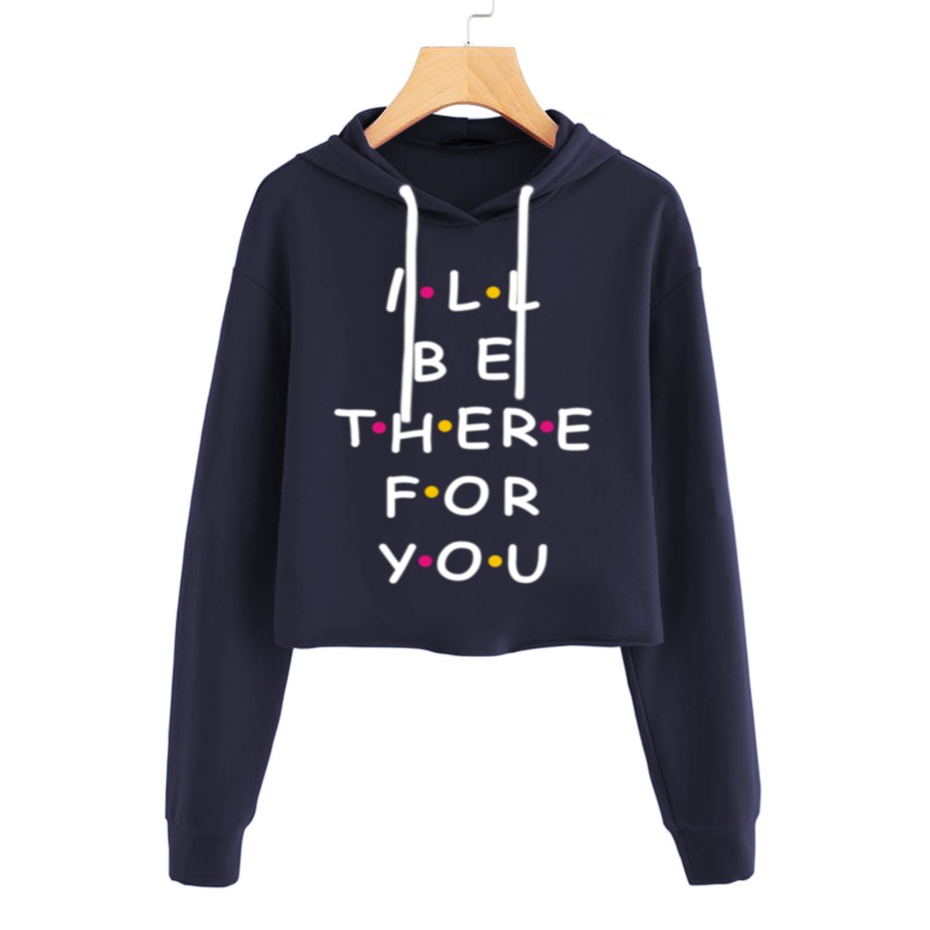 Bess - Sweater Hoodie Crop Murah / Sweater Hoodie Crop I BE THERE