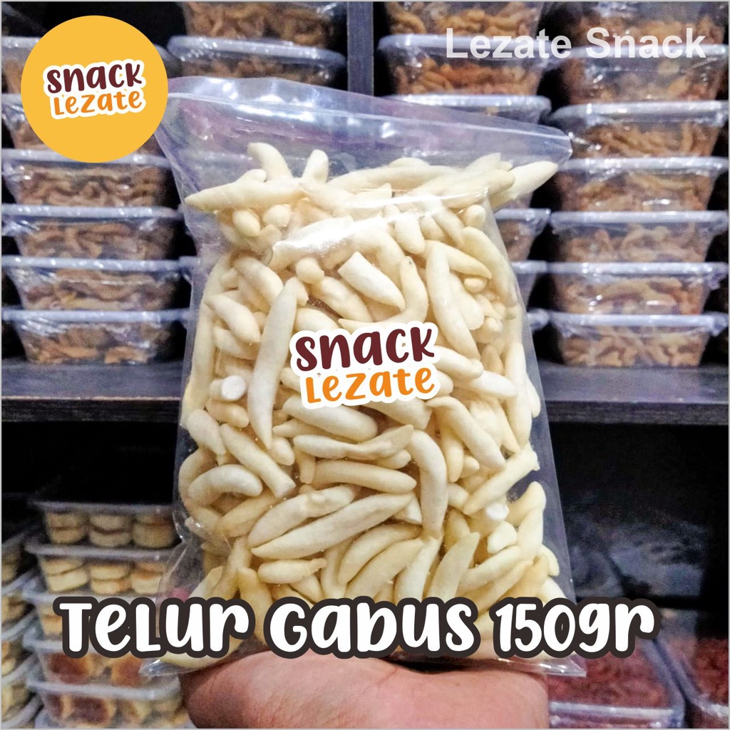 

Telur Gabus Keju 150gr Kiloan Murah Enak Spesial / Kue Telur Gabus Khas Pontianak / Cendol Keju