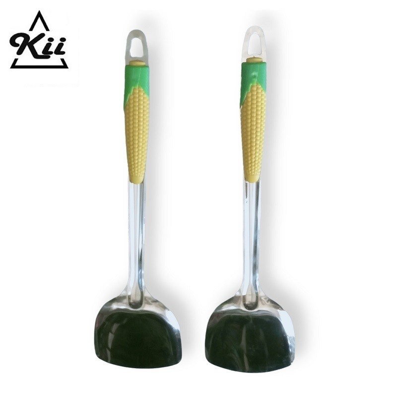 Spatula Turner Stainless - Sodet Sutil Motif Jagung StainlesS