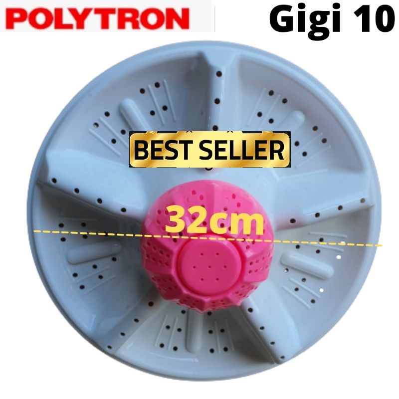 POLYSATOR POLYTRON MESIN CUCI 2TABUNG GIGI 10 32CM