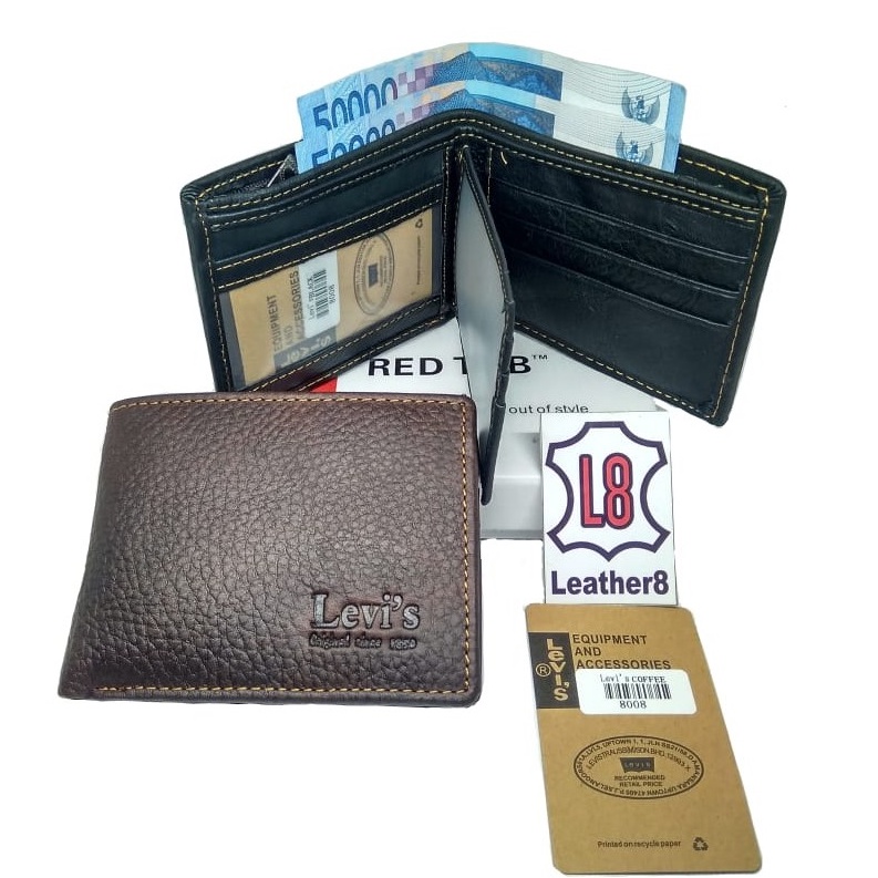 Dompet Kulit Pria Mini Polos - Dompet Pria Lipat