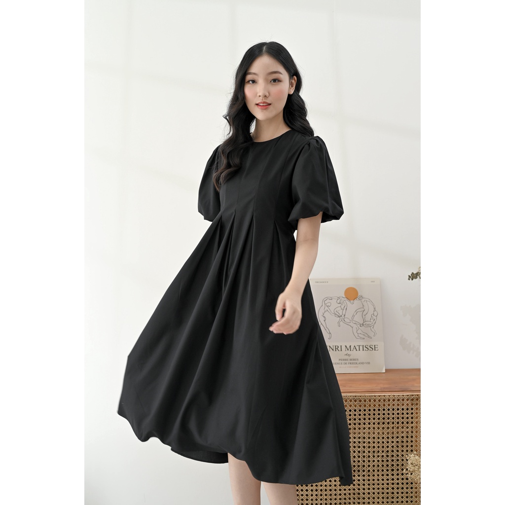 Ariane Odette Dress Black
