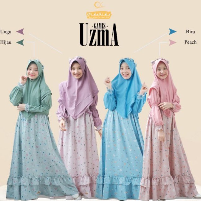 Gamis Anak Uzma Kids Junior by Oidokids