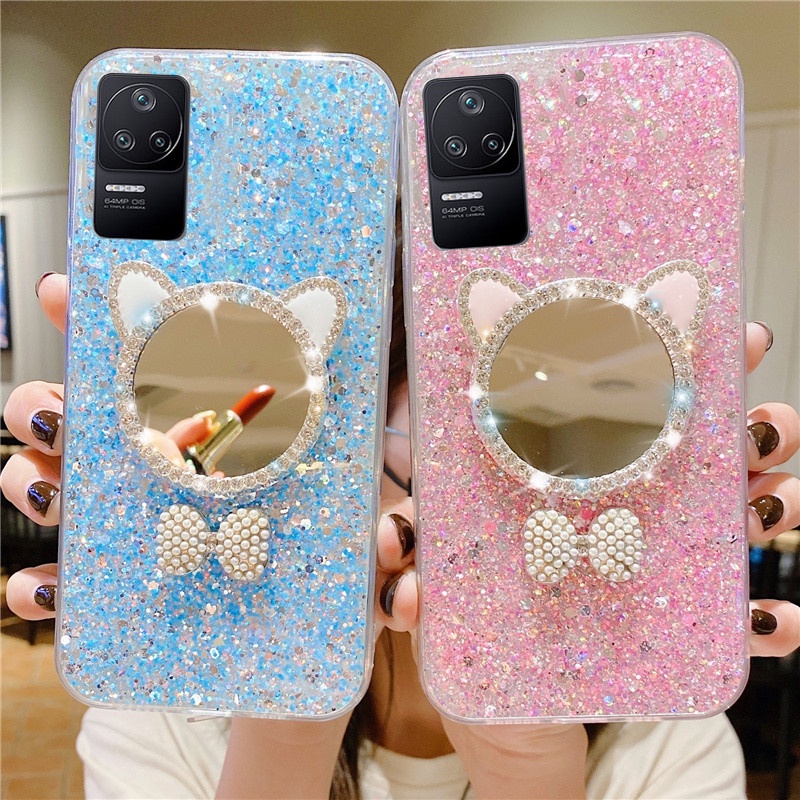 kesing hp 2022 new fashion casing for xiaomi poco f4 x4 gt redmi 10a 10c 5g flash diamond handphone 