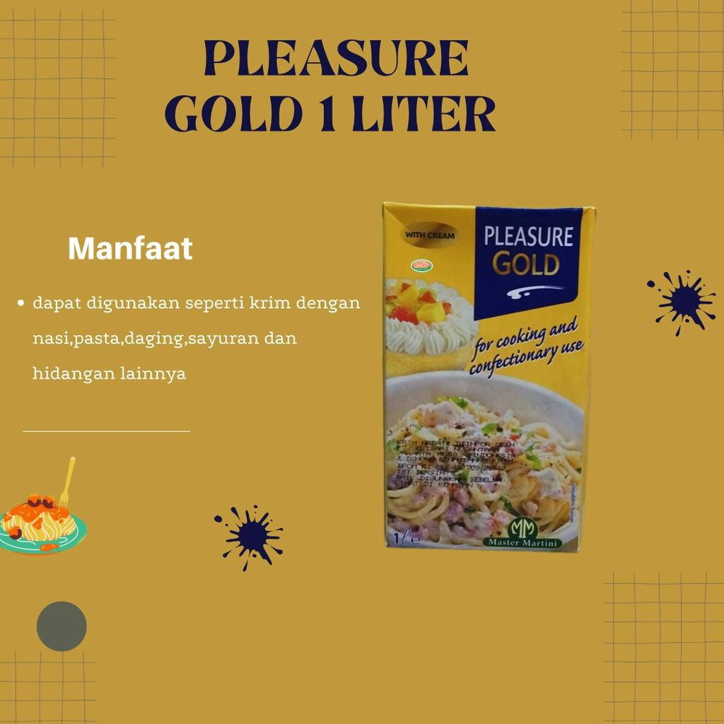 

WHIPPY CREAM PLEASURE GOLD 1 LITER