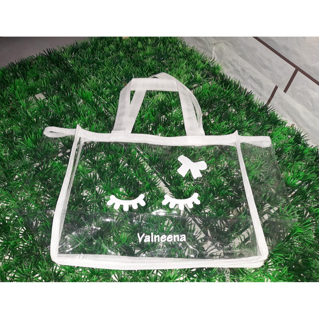 

TAS MIKA TRANSPARAN SABLON / GOODIEBAG SOUVENIR