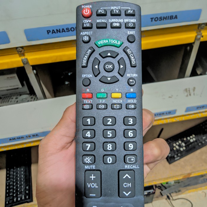 Remote Remot TV PANASONIC LED LCD Asli Original