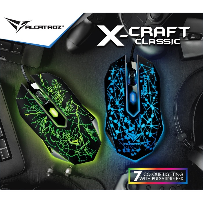 Alcatroz Gaming Mouse X-Craft Classic Galaxy