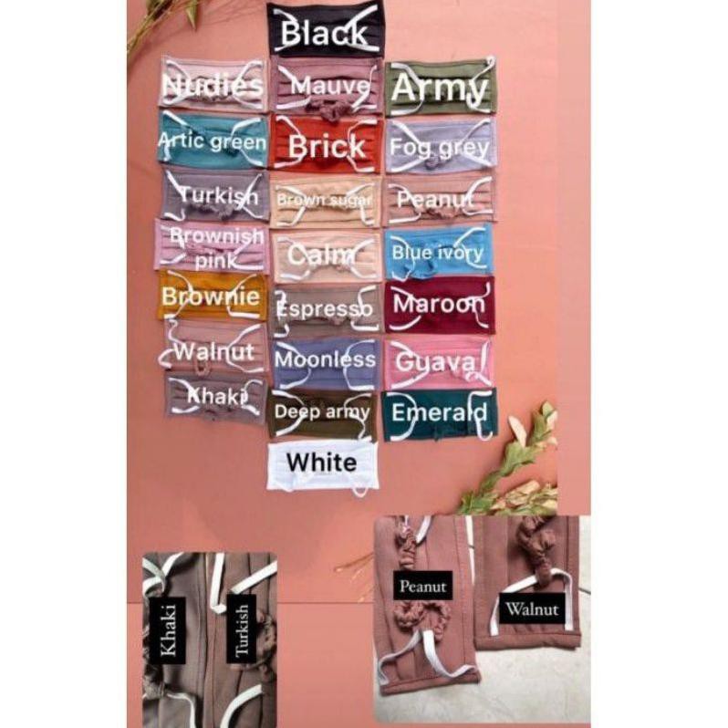 MASKER HIJAB TALI KARET SERUT