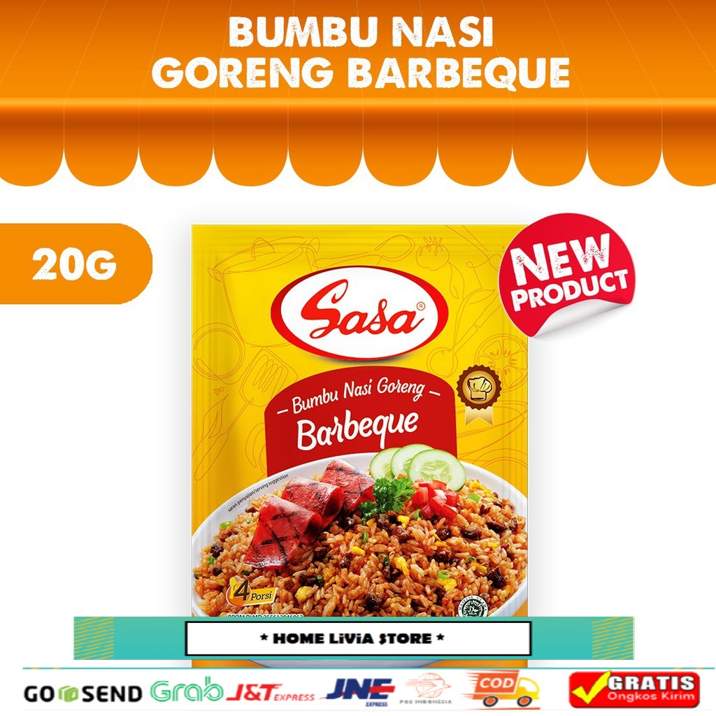 

Sasa Bumbu Nasi Goreng Barbeque 20gr